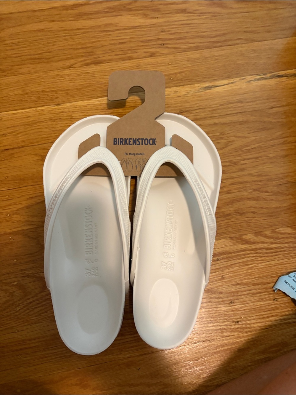 Birkenstock Honolulu White EVA Slip-On Thong Sandals - Picture 3 of 5